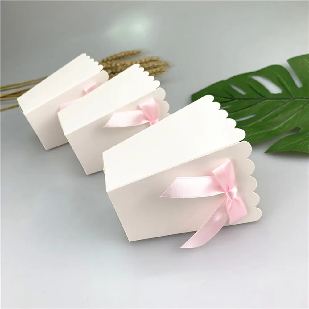 Food Snacks For 1 Year Old - 12pcs 핑크 보우 팝콘 상자 파티