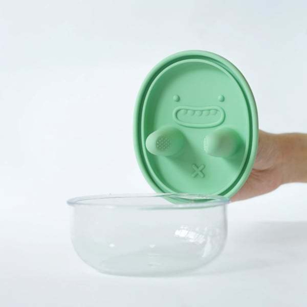 Food Snacks Easy - 청소하기 쉬운 실리콘 뚜껑 스낵 보관