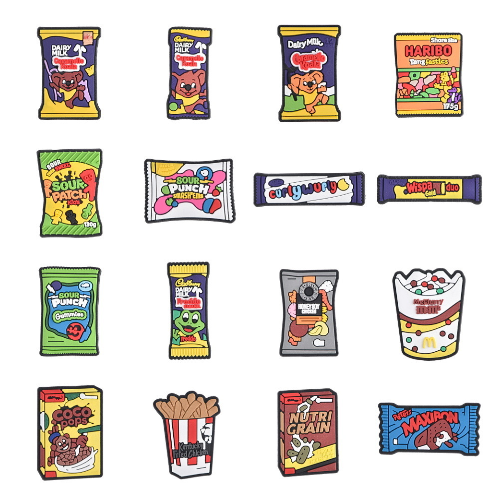 Food Snacks For Christmas - 영국 패스트 푸드 구두 장식 만화