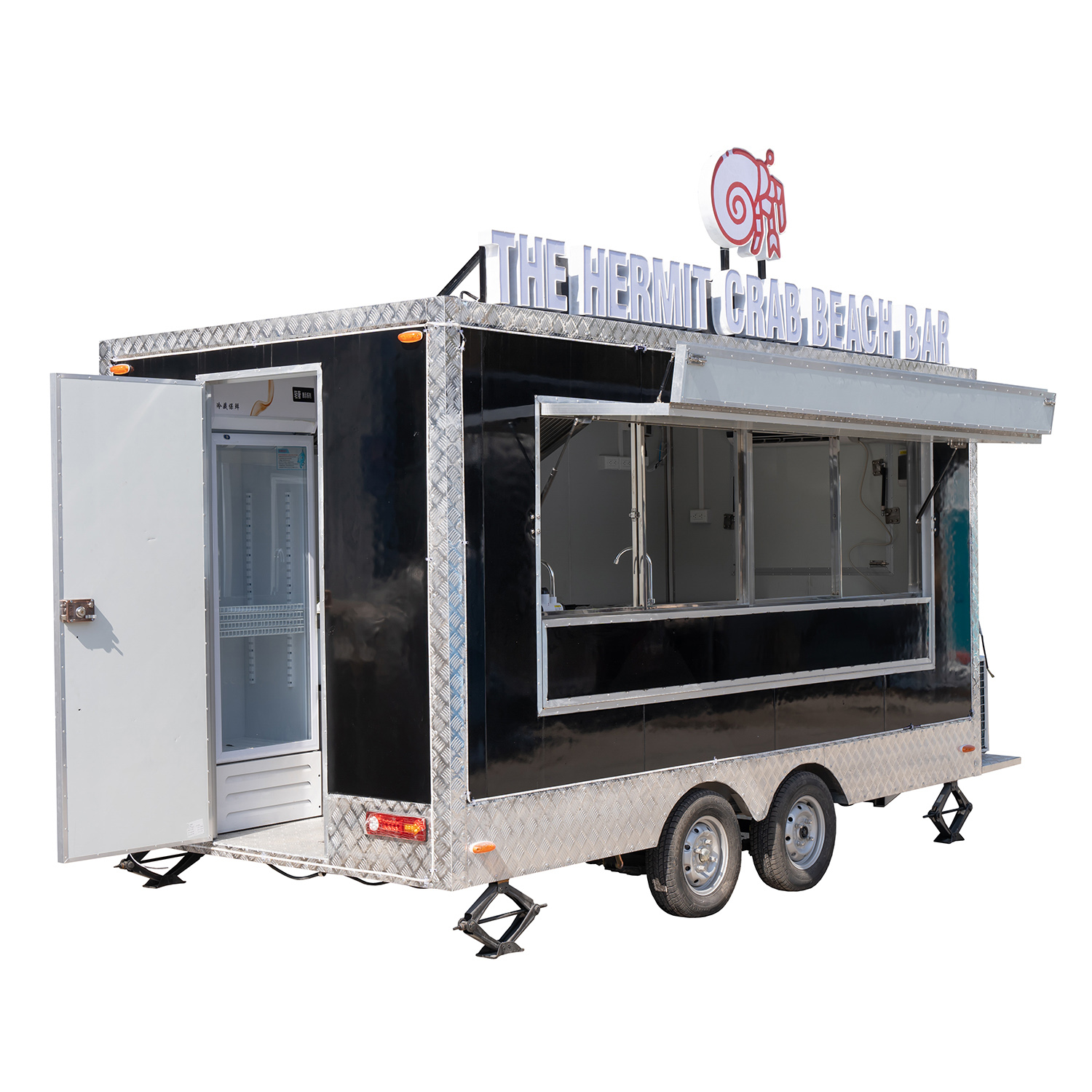 완비된 장비를 갖춘 이동식 푸드트럭, 빠른 크레페 판매 - Food Snacks Business 리뷰 및 가격