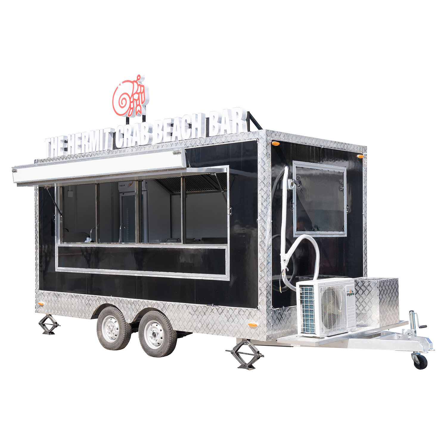 완비된 장비를 갖춘 이동식 푸드트럭, 빠른 크레페 판매 - Food Snacks Business 리뷰 및 가격