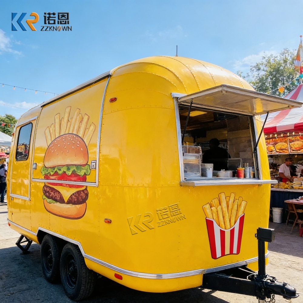 야외 이동식 푸드트럭 스테인리스 스틸 조리대 스낵 판매 - Food Snacks Business 리뷰 및 가격