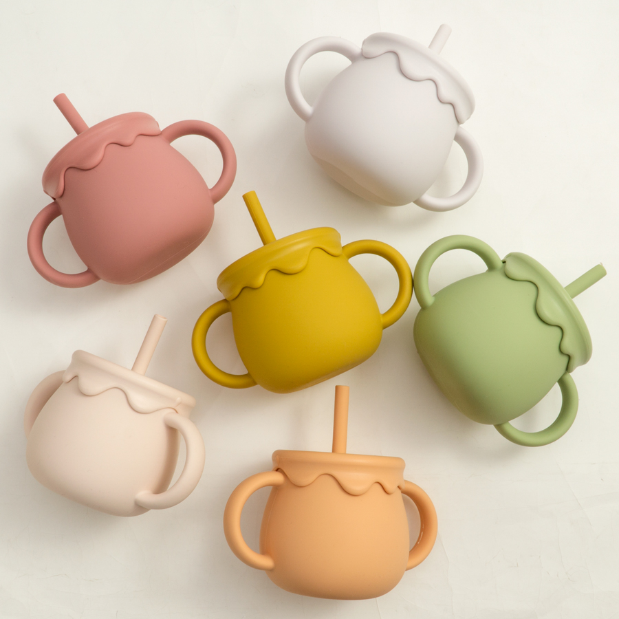 아기 수유 컵 휴대용 Drinkware Sippy 컵  - Food Snacks For 1 Year Old 리뷰 및 가격