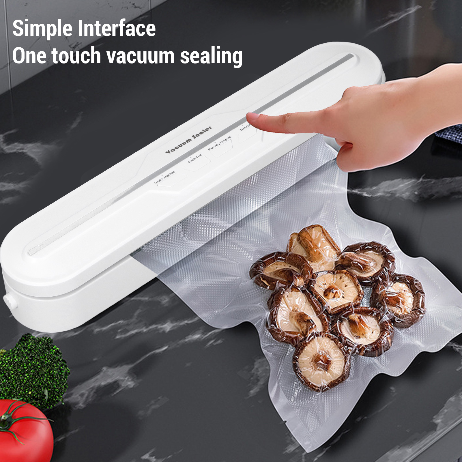 컴팩트 120W 자동 진공 포장기 가정용 신선 식품 보 - Food Snacks Easy 리뷰 및 가격