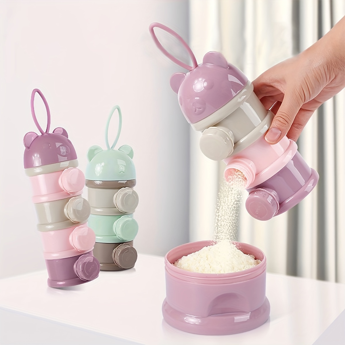 스트랩이 있는 대용량 아기 분유 용기, 분유 디스펜서, - Food Snacks For 1 Year Old 리뷰 및 가격