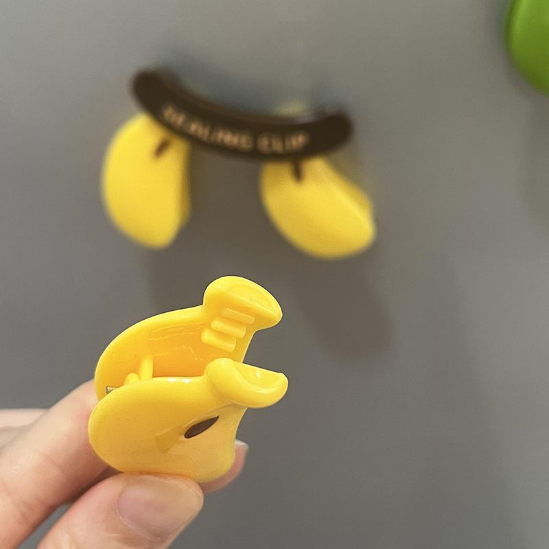 바나나 모양 냉장고 자석 가방 클립, 2-in-1 분리 - Food Snacks For 1 Year Old 리뷰 및 가격