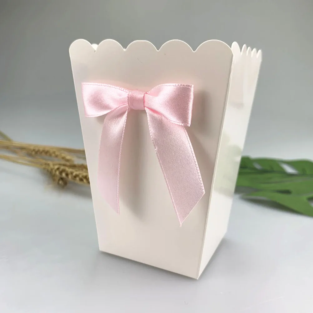 12pcs 핑크 보우 팝콘 상자 파티 용품 팝콘 선물  - Food Snacks For 1 Year Old 리뷰 및 가격