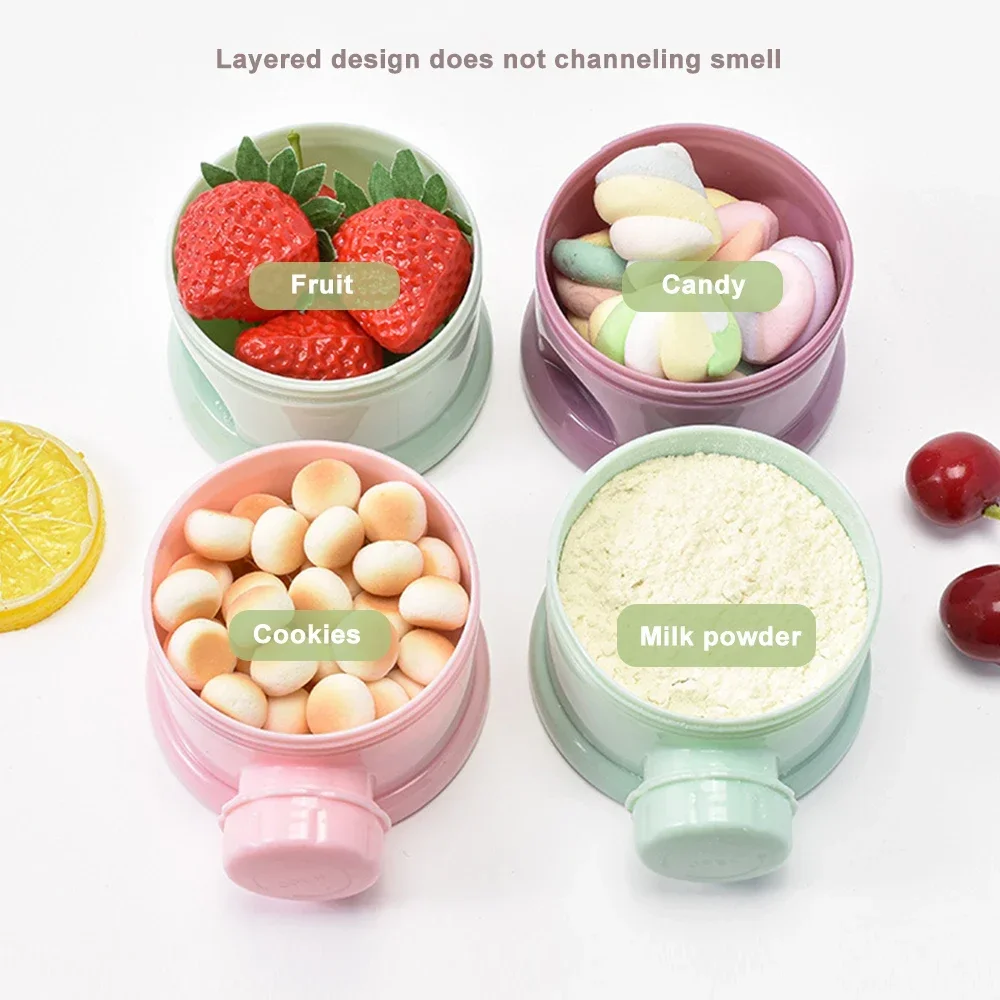 우유 분말 상자 4 레이어 곰 스타일 휴대용 다중 개방 - Food Snacks For 1 Year Old 리뷰 및 가격