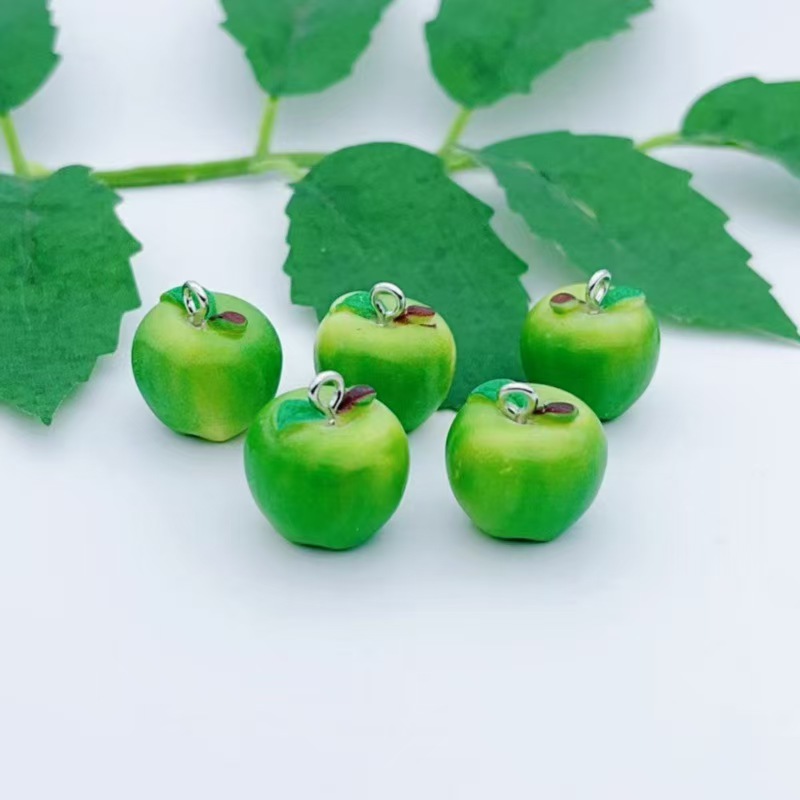 10pcs 시뮬레이션 애플 그린 레드 미니어처 음식 놀 - Food & Snacks Coloring 리뷰 및 가격