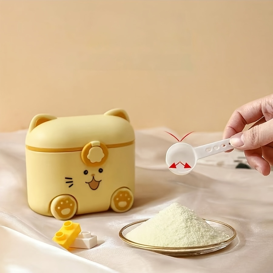 귀여운 고양이 모양 우유 분말 용기(스푼과 잠금장치 포 - Food Snacks For 1 Year Old 리뷰 및 가격