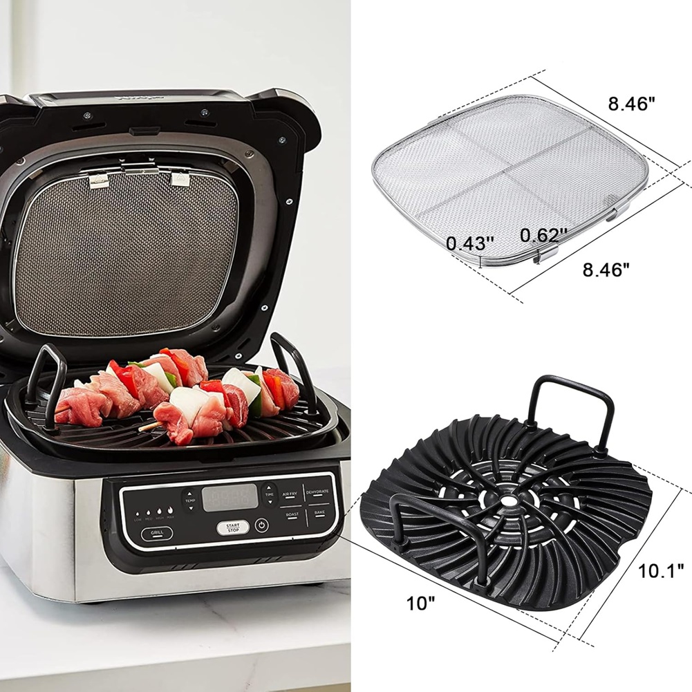 M02K-스테인레스 스틸 스플래터 쉴드 및 그릴 플레이 - Ninja Air Fryer Af101 리뷰 및 가격