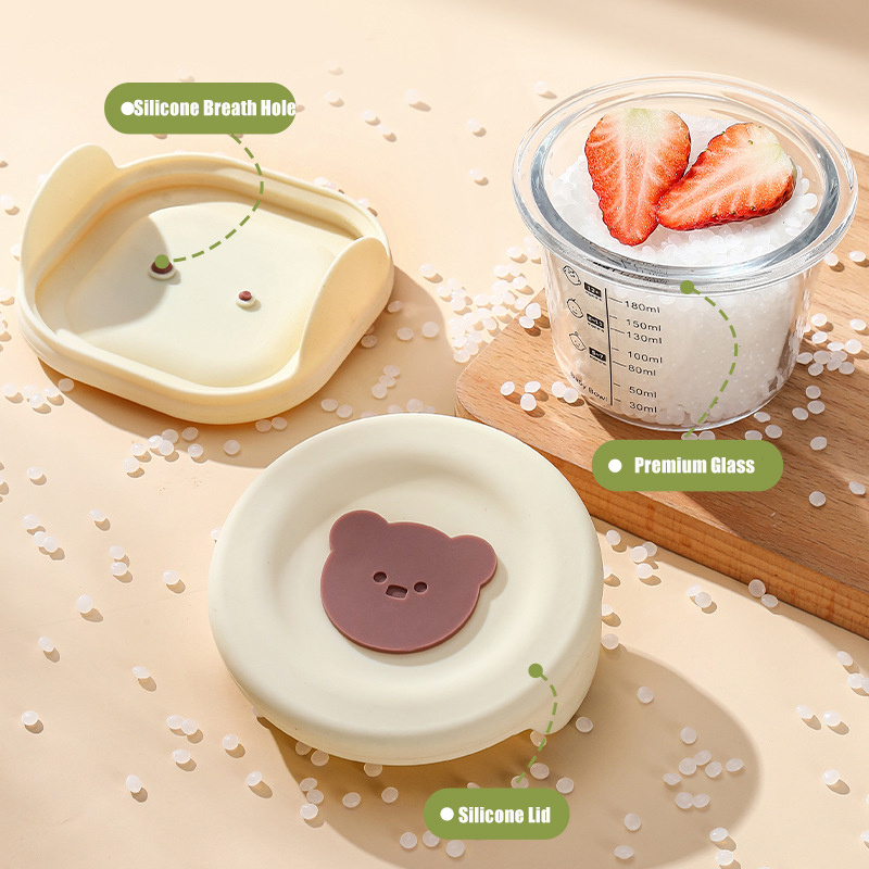 뚜껑이 달린 유리 유아용 식품 보관 항아리, 누수 방지 - Food Snacks For 1 Year Old 리뷰 및 가격