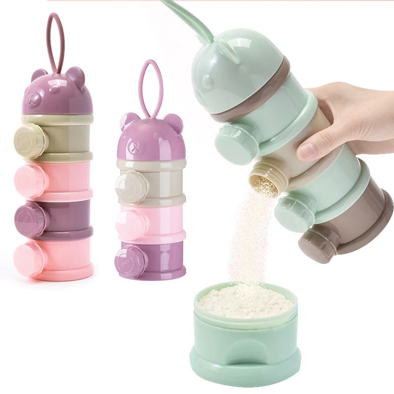 3/4 레이어 아기 휴대용 이유식 보관 상자 다중 개방 - Food Snacks For 1 Year Old 리뷰 및 가격