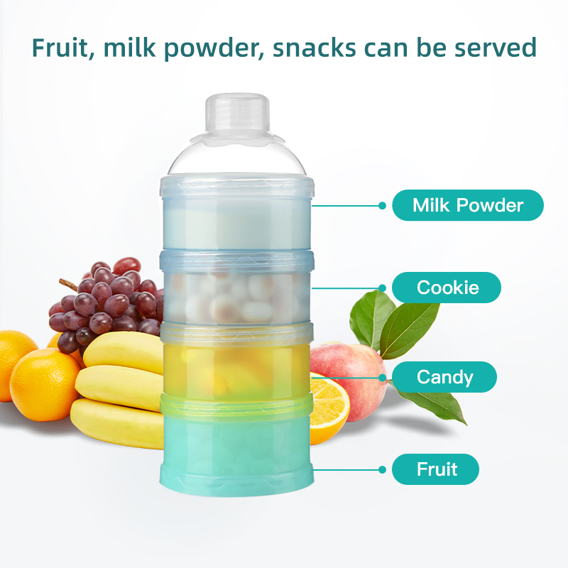 아기 수유 휴대용 4 레이어 분유 보관 상자 과일 스낵 - Food Snacks For 1 Year Old 리뷰 및 가격