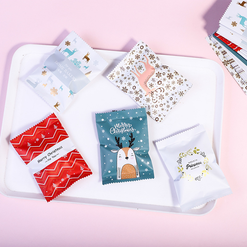 핑크 서리로 덮은 인감 기계 닫기 가방, 여러 소나무  - Food Snacks For Christmas 리뷰 및 가격